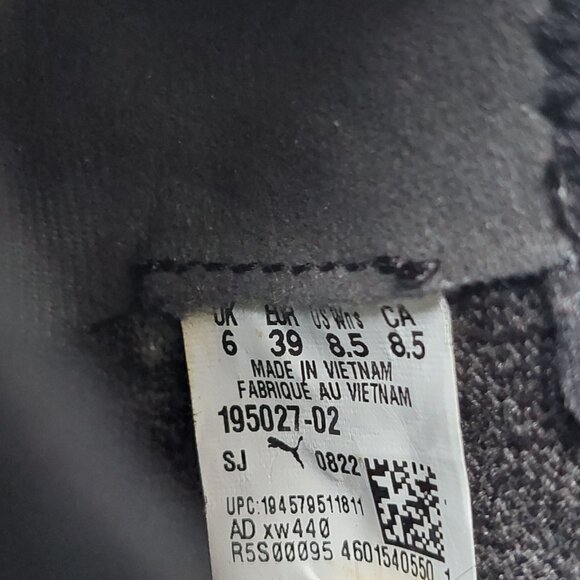 Puma Defy Mid Top Training Shoes Black & Gold Women's Size 8.5 - Picture 4 of 6